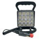LED světlo hranaté, bílé, 16x3W, magnet, ECE R10