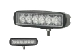 LED světlo obdélníkové, bílé/oranžové, 6x3W/6x1W, 160mm, ECE R10