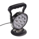 LED světlo kulaté, bílé/oranžové, 9x3W/9x1W, ø114mm, magnet, ECE R10