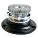 LED maják, 12-24V, 24xLED zelený/oranžový, magnet