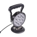 LED světlo kulaté, bílé, 9x3W, ø114mm, magnet, ECE R10