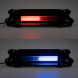 PREDATOR LED vnitřní, 24x LED 1,5W, 12/24V, červeno-modrý, ECE R65