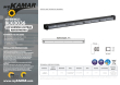 LED rampa světelná oranžová 36LED 12/24V