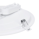 LED mini panel koupelnový 2v1, 3CCT, podhledový/přisazený, 24W, 2040lm, IP54, stříbrná, kulatý
