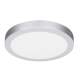 LED mini panel koupelnový 2v1, 3CCT, podhledový/přisazený, 24W, 2040lm, IP54, stříbrná, kulatý