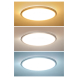 LED osvětlení Acate s ochranou proti vlhkosti, IP54, 24W, 2160lm, 3CCT, 30cm, stříbrná