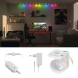GoSmart LED bodové svítidlo – řetěz 255 cm, 12 dílů, 7 W, RGBIC+CCT, stmívatelné, WiFi