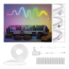 GoSmart ohebný LED pásek NEON bílý, 3 m, 24 W, RGB, stmívatelný, WiFi