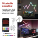 GoSmart LED svítidlo Lines bílé, 9 dílů, 34 W, RGB, stmívatelné, WiFi