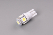 LED žárovka 12V T10 5W W2,1x9,5d bílá SUPER 360° W5W