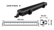LED rampa bílá/oranžová, 10-30V, 457mm, ECE R10