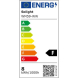 COB LED pásek, sada s adaptérem, vypínač, 5m, 8W/m, 800lm/m, teplá bílá