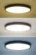 LED osvětlení s dálkovým ovladačem Estela Black, 60W, 4500lm, 50cm, změna chromatičnosti, stmívatelné