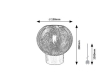 MONET stolní lampa 74017