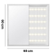 Podhledové světlo, LED panel 60W,600x600x38mm,teplá bílá, přisazené