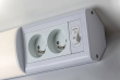 BATH 2E LED podlinkové svítidlo  s vypínačem a 2x zásuvkou, 50 cm