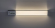 BATH 2E LED podlinkové svítidlo s vypínačem a 2x zásuvkou, 70 cm