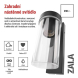 LED zahradní nástěnné svítidlo ZALA, 14,5 × 8,9 × 26,2 cm, 1 × E27, 15 W