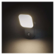 LED zahradní nástěnné svítidlo s čidlem soumraku NIKA, 12 × 12 × 20 cm, 12,8 W, teplá bílá