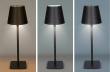 LED nabíjecí lampička Lucca, 120lm, změna CCT, stmívání, černá