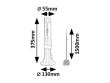 POPPILOL LED lávová lampa 76025