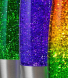 GLITTER2 LED lávová lampa 76113