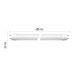 LED zářivka T8 9 W 60 cm studená bílá
