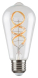 LED Spiral Filament žárovka Amber ST64 4W/E27/300Lm/2700K+RGB/Dim