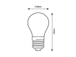 SMD LED žárovka E27 A60 11W 1050lm CCT 2700K-6500K+RGB Dim
