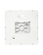 Podhledové světlo LED 24W, 300x300mm,dřevo žluté, vestavné,TRIXLINE