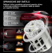 LED BA15S oranžová, 12V, 23W CAN-BUS, 360°