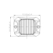 světlo výstražné LED oranžové PREDATOR 4x2,5W