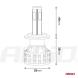 Žárovka LED COB H4 6500K 12-24V AMIO