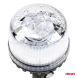 maják LED na tyč 12V-24V oranžový Diamond
