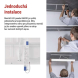 LED panel BAXXO 60×60, čtvercový přisazený bílý, 36W neutr. bílá UGR
