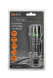 Solight LED kovová svítilna, 150lm, 3W CREE LED, černá, fokus, 3 x AAA