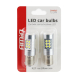 2ks LED 12V/24V 21W BA15s čirá CANBUS