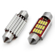 2ks žárovka LED Festoon 12/24V SV36mm čirá CANBUS