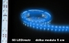 LED Pásek 12V modrý IP20 bílé pozadí 120lm 5m