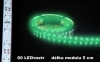 LED Pásek 12V zelený IP20 bílé pozadí 240lm 5m