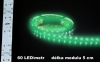 LED pásek 12V zelený IP65 bílé pozadí 240lm 5m
