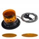 PROFI zábleskový LED maják 12-24V oranžový magnet ECE R65 homologace