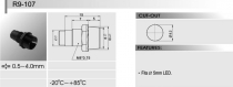Objímka pro LED 5mm Otv: Ø8mm Montáž: na panel Druh: vydutá