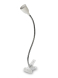 LED stolní lampička 2.5W 3000K clip bílá barva