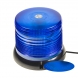 LED maják 12-24V modrý magnet homologace