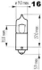 žárovka 12V 10W BA9s H20W halogen žlutá SPAHN
