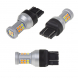 LED žárovka 12-24V s paticí T20 (7443) dual color 22LED/5630SMD
