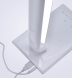 LED stolní lampička stmívatelná 9W volba teploty světla bílý lesk