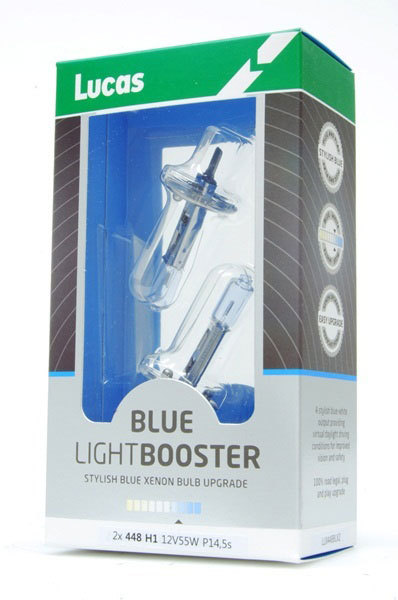 H1 24V 70W modrá sada Lightbooster Lucas - P14,5s