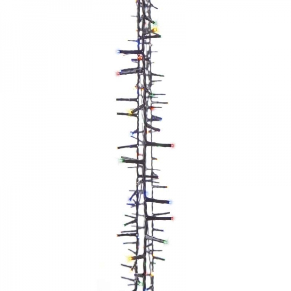 400 LED řetěz – ježek, 8m, multicolor, časovač